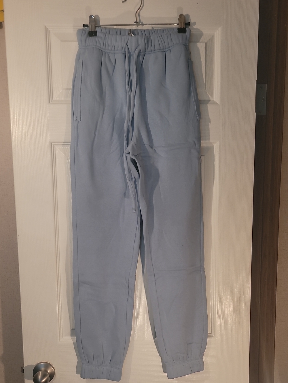 Zenana Fleece Drawstring Joggers with Pockets